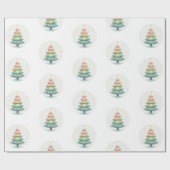 Kerstmis Cadeaupapier (Vlak)