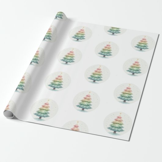 Kerstmis Cadeaupapier (Uitgerold)