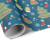 Kerstmis Cadeaupapier (Rol Hoek)