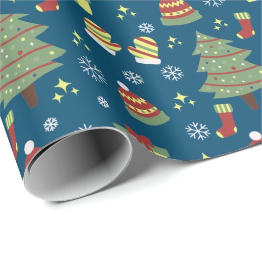 Kerstmis Cadeaupapier (Rol Hoek)