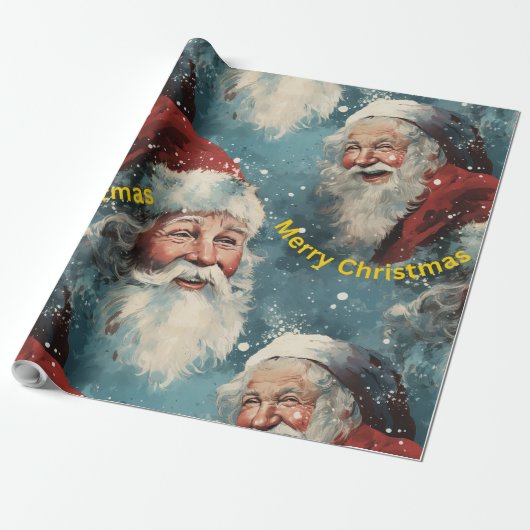 Kerstmis Cadeaupapier (Uitgerold)