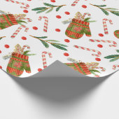 Kerstmis Cadeaupapier (Hoek)