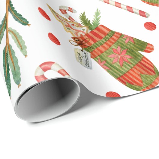 Kerstmis Cadeaupapier (Rol Hoek)