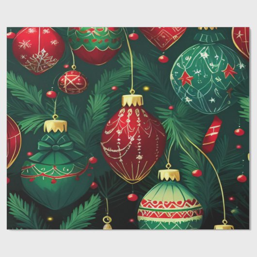 Kerstmis Cadeaupapier (Vlak)