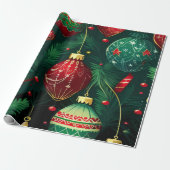 Kerstmis Cadeaupapier (Uitgerold)