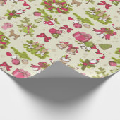 Kerstmis Cadeaupapier (Hoek)