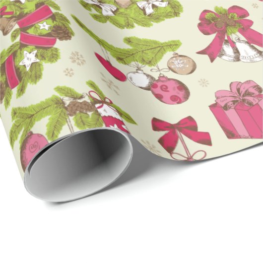 Kerstmis Cadeaupapier (Rol Hoek)
