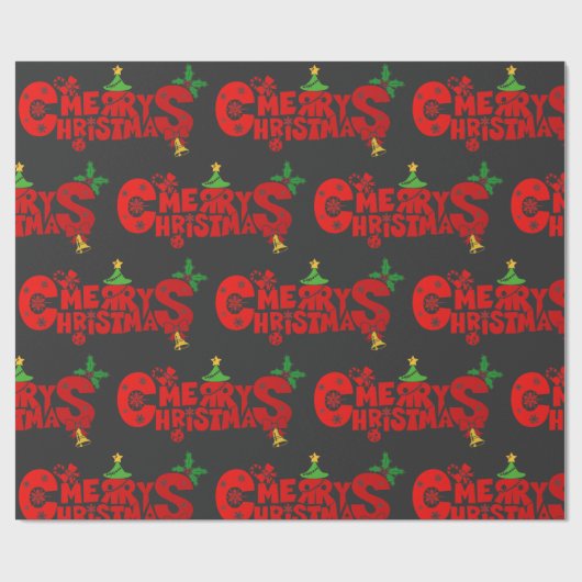 Kerstmis Cadeaupapier (Vlak)