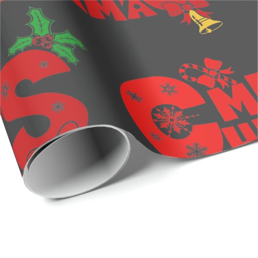 Kerstmis Cadeaupapier (Rol Hoek)