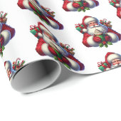 Kerstmis cadeaupapier (Rol Hoek)