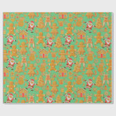 Kerstmis Cadeaupapier (Vlak)