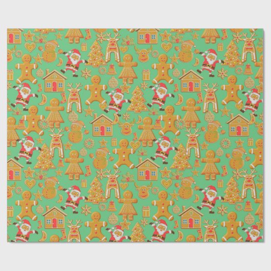 Kerstmis Cadeaupapier (Vlak)