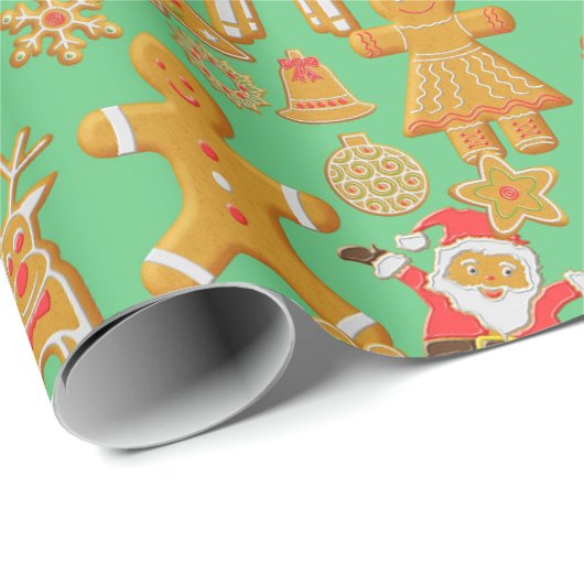 Kerstmis Cadeaupapier (Rol Hoek)