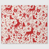 Kerstmis Cadeaupapier (Vlak)