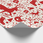 Kerstmis Cadeaupapier (Hoek)