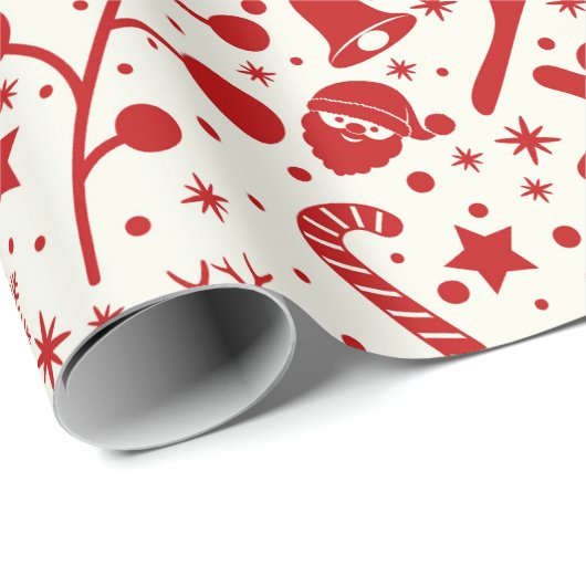 Kerstmis Cadeaupapier (Rol Hoek)