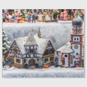 Kerstmis Cadeaupapier (Vlak)