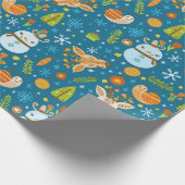 Kerstmis Cadeaupapier (Hoek)