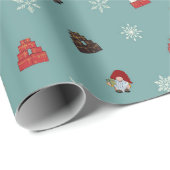 Kerstmis Cadeaupapier (Rol Hoek)