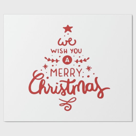 Kerstmis Cadeaupapier (Vlak)
