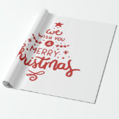Kerstmis Cadeaupapier (Uitgerold)