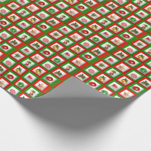Kerstmis Cadeaupapier (Hoek)