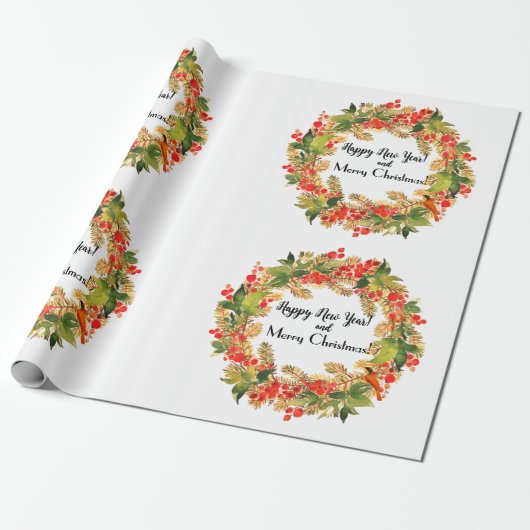 Kerstmis Cadeaupapier (Uitgerold)