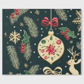 Kerstmis Cadeaupapier (Vlak)