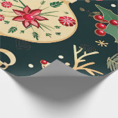 Kerstmis Cadeaupapier (Hoek)