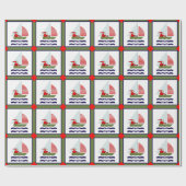 Kerstmis Cadeaupapier (Vlak)