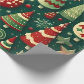 Kerstmis Cadeaupapier (Hoek)