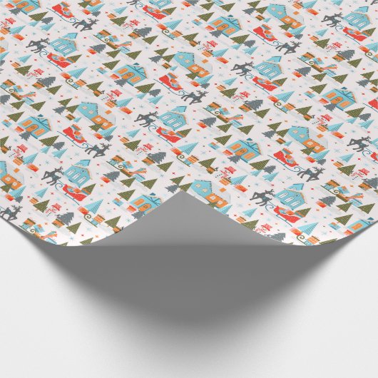 Kerstmis Cadeaupapier (Hoek)