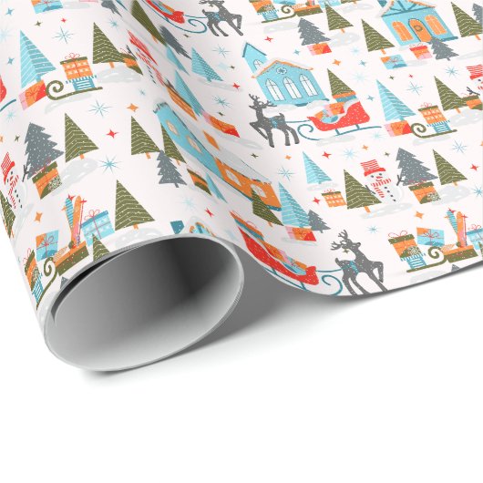 Kerstmis Cadeaupapier (Rol Hoek)