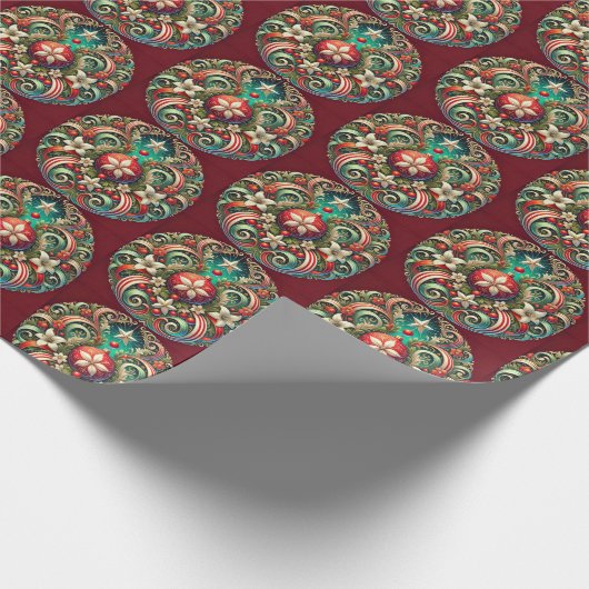 Kerstmis Cadeaupapier (Hoek)