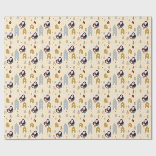 Kerstmis Cadeaupapier (Vlak)