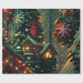 Kerstmis Cadeaupapier (Vlak)