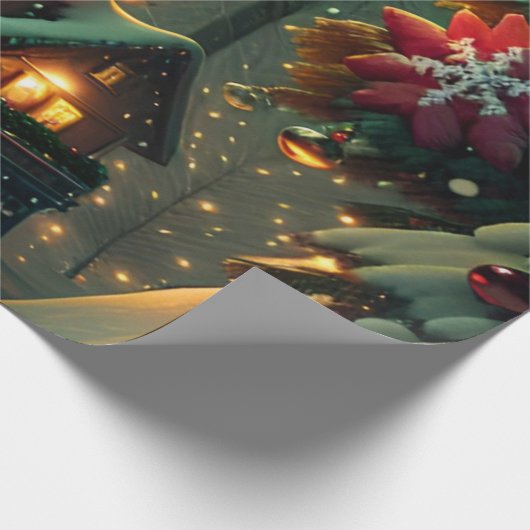 Kerstmis Cadeaupapier (Hoek)