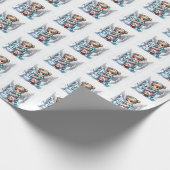 Kerstmis cadeaupapier (Hoek)