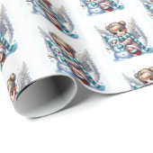 Kerstmis  cadeaupapier (Rol Hoek)