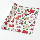 Kerstmis Cadeaupapier (Uitgerold)