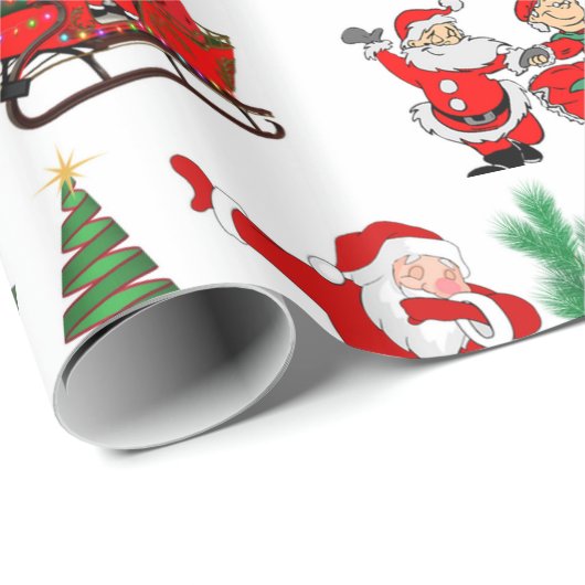 Kerstmis Cadeaupapier (Rol Hoek)