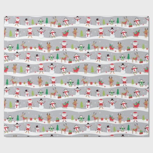 Kerstmis Cadeaupapier (Vlak)