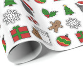 Kerstmis Cadeaupapier (Rol Hoek)