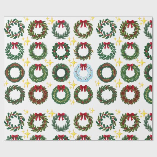 Kerstmis Cadeaupapier (Vlak)