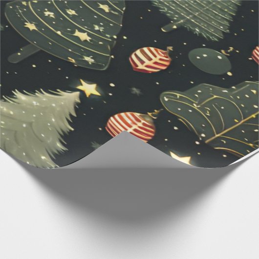 Kerstmis Cadeaupapier (Hoek)