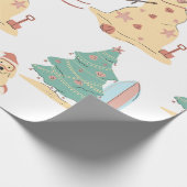 Kerstmis Cadeaupapier (Hoek)