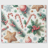 Kerstmis Cadeaupapier (Vlak)