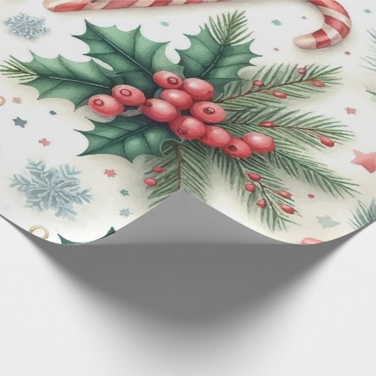 Kerstmis Cadeaupapier (Hoek)