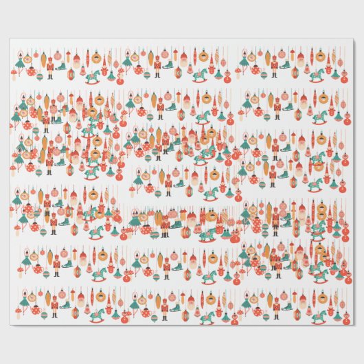 Kerstmis Cadeaupapier (Vlak)