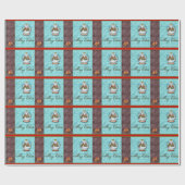 kerstmis cadeaupapier (Vlak)